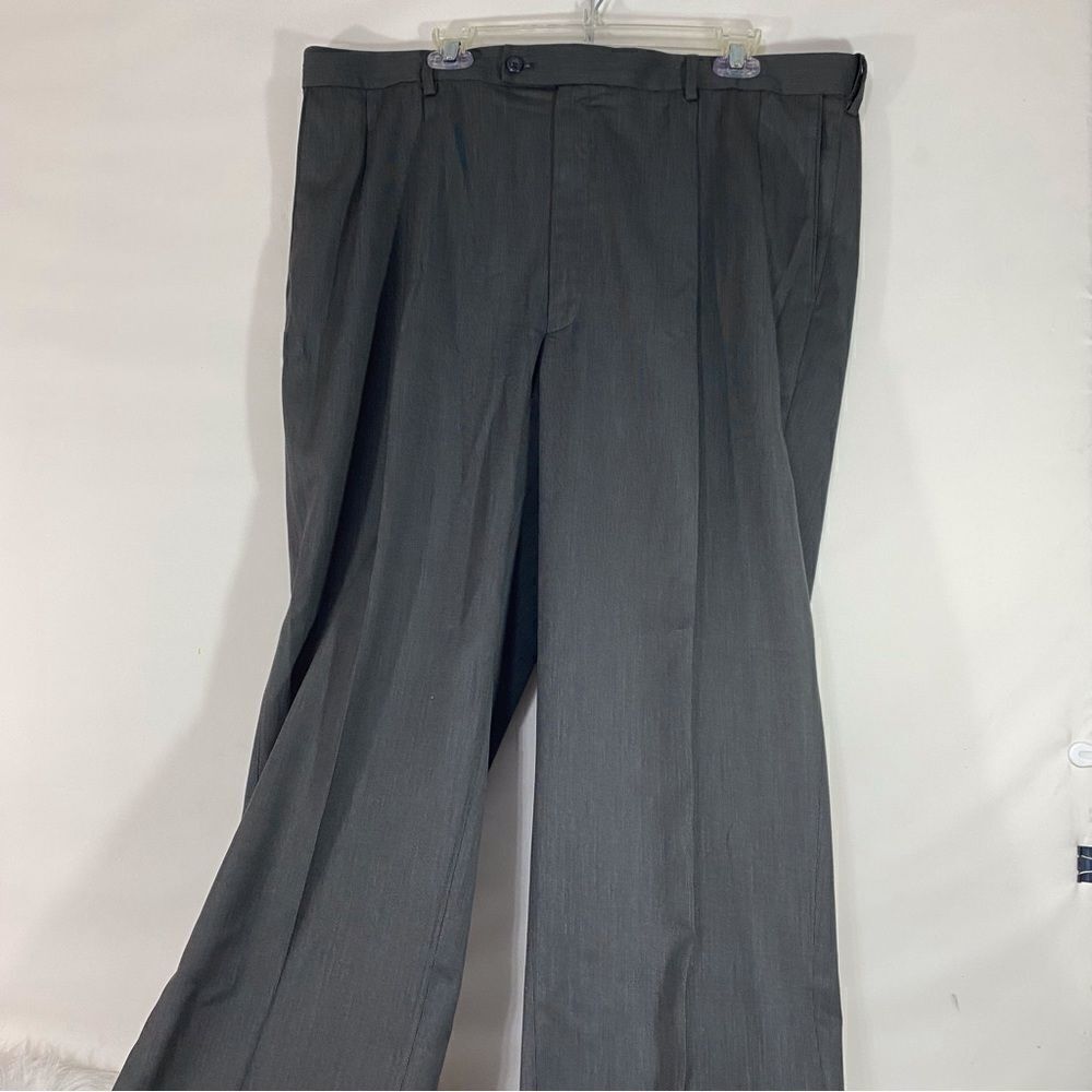 Louis Raphael Men’s Dress Trousers 40X32 Gray